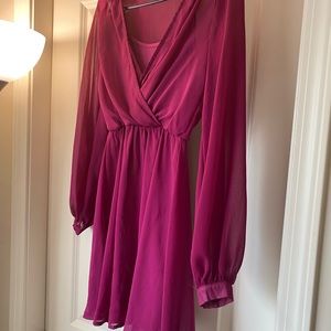Lulus long sleeve dress!